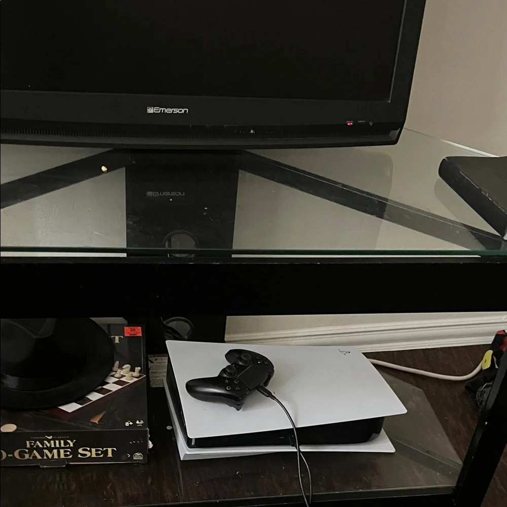 Sony White Console with Black Controller